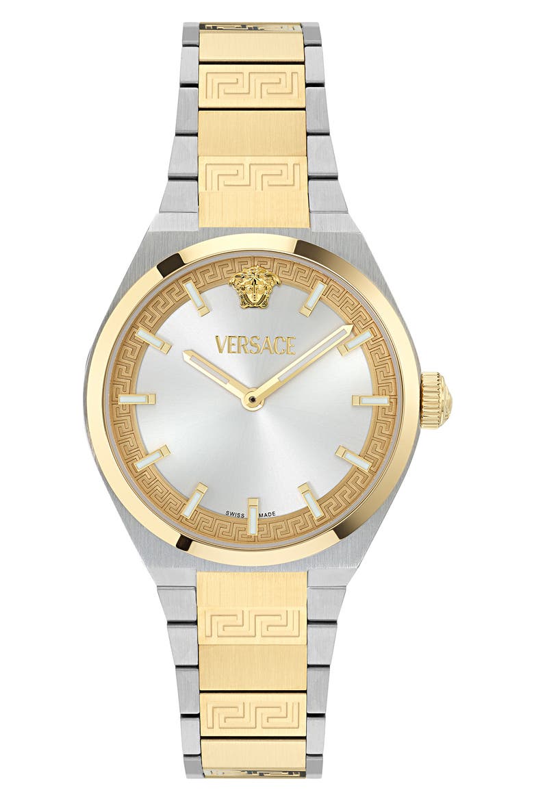 V-Auria Two-Tone Bracelet Watch, 35mm, Main, color, GOLD TWO TONE