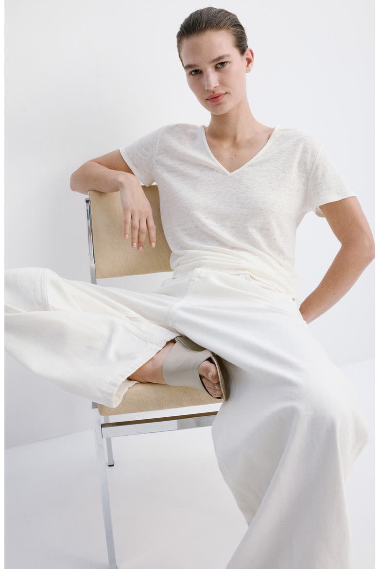 Linen Top, Alternate, color, OFF WHITE