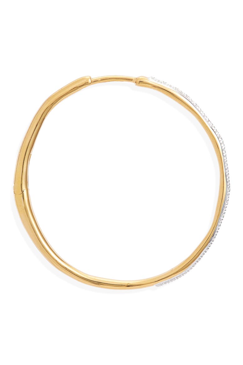 Riva Large Diamond Hoop Earrings, Alternate, color, 18K GOLD VERMEIL
