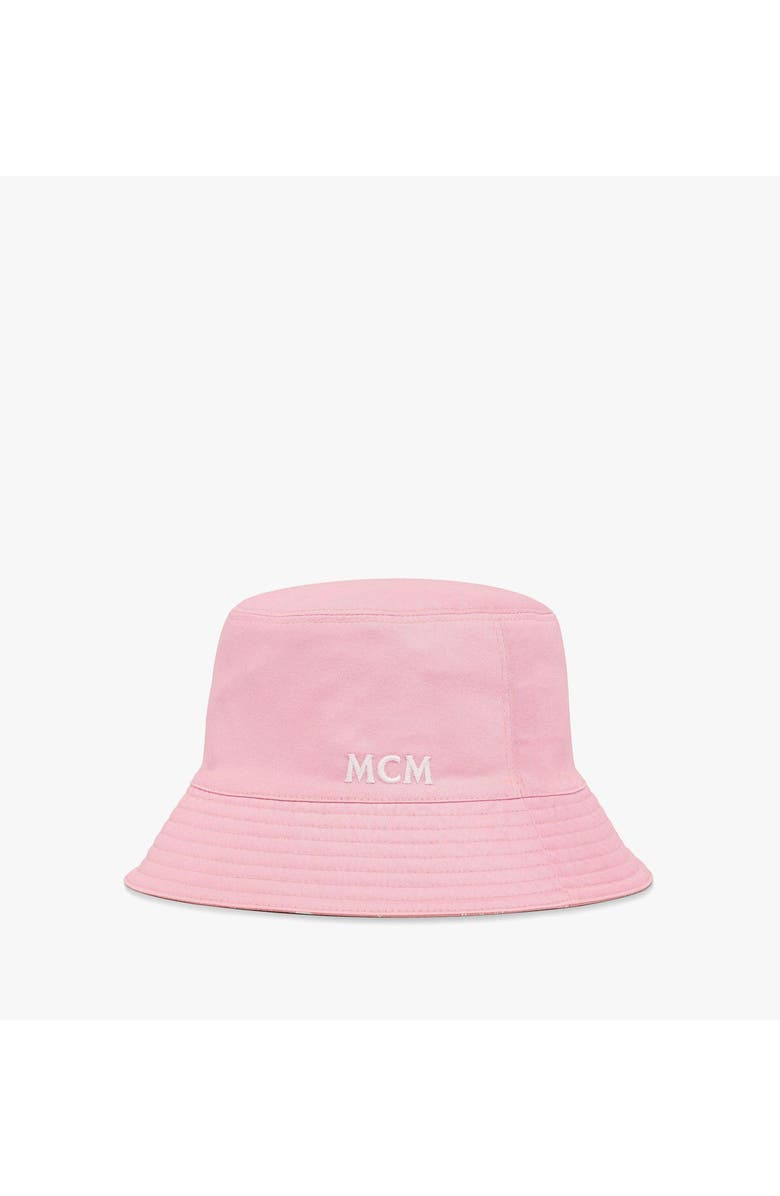 MCM Reversible Bucket Hat, Alternate, color, Soft Pink