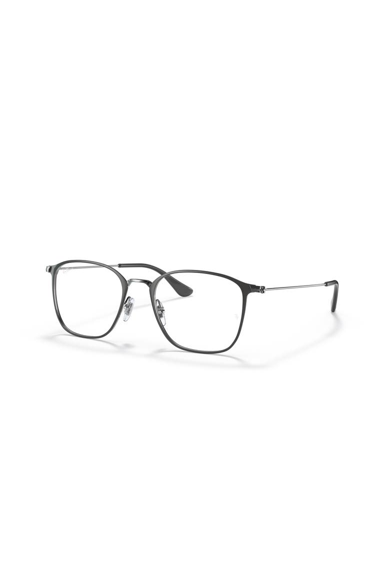 49mm Square optical glasses, Main, color, Grey
