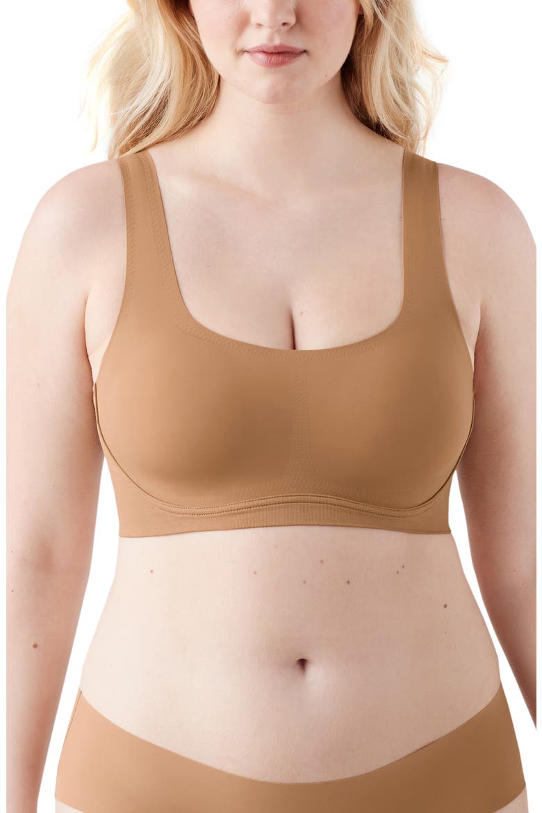 True Body Lift Scoop Soft Form Band Bra, Main, color, BRONZED