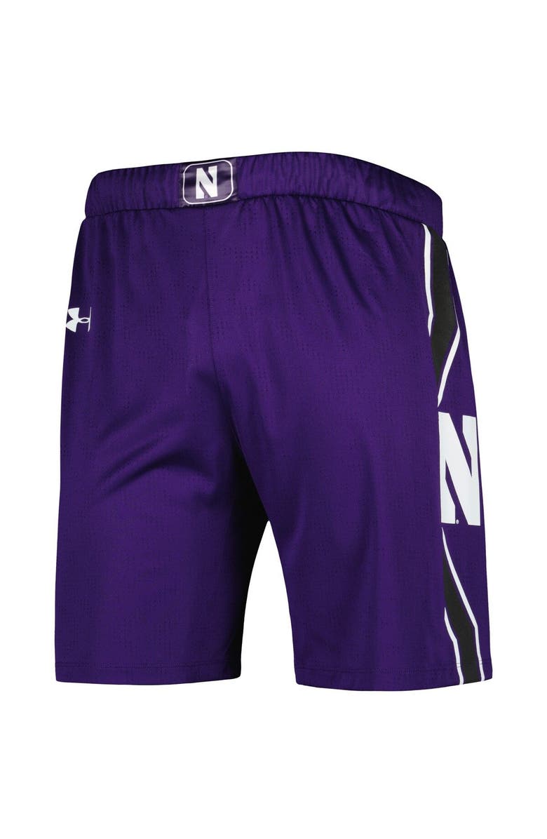 Under Armour Men's Under Armour Purple Northwestern Wildcats Logo Replica Basketball Shorts, Alternate, color, Purple