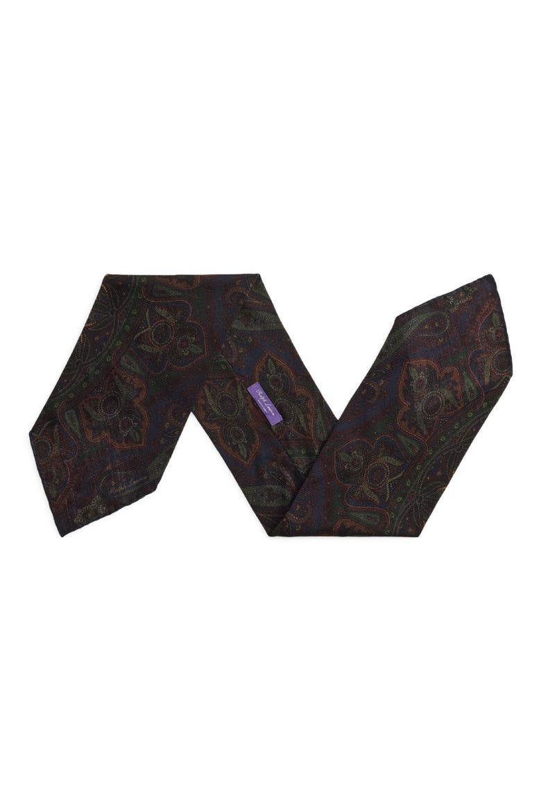 Paisley Cashmere & Silk Neckerchief, Alternate, color, NAVY MULTI