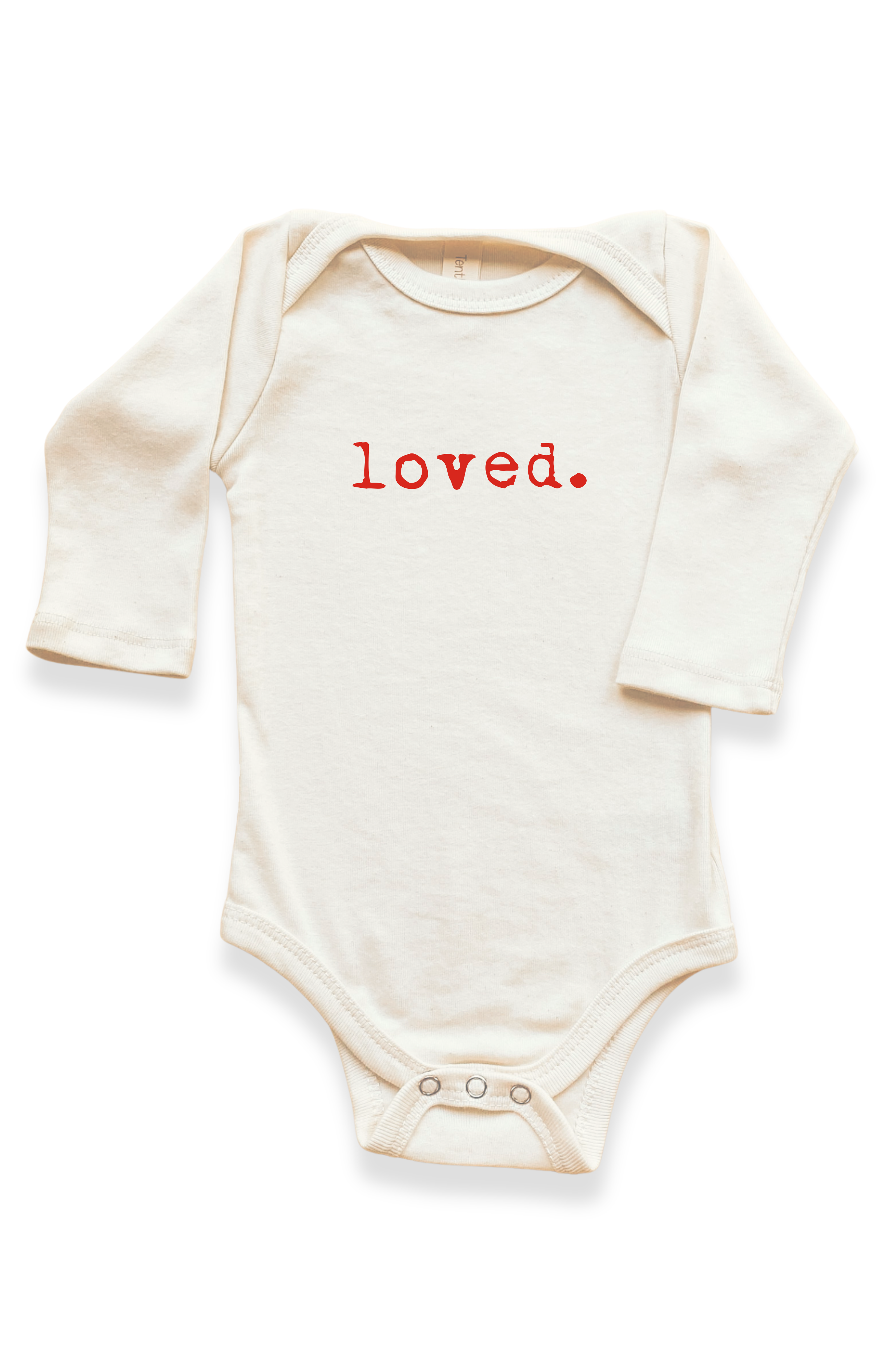 selected Natural Red Lettering