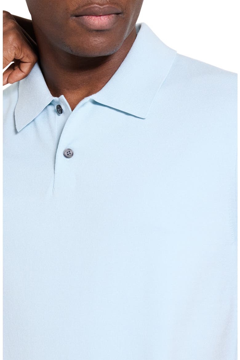 Soris Knit Polo, Alternate, color, LIGHT OCEAN AIR