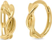 Bony Levy 14k Gold Huggie Hoop Earrings