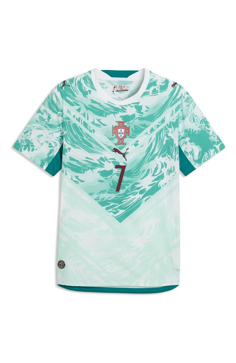 PUMA Men's Puma Cristiano Ronaldo White Portugal National Team 2026 Away On-Field Authentic Jersey, Alternate, color, White