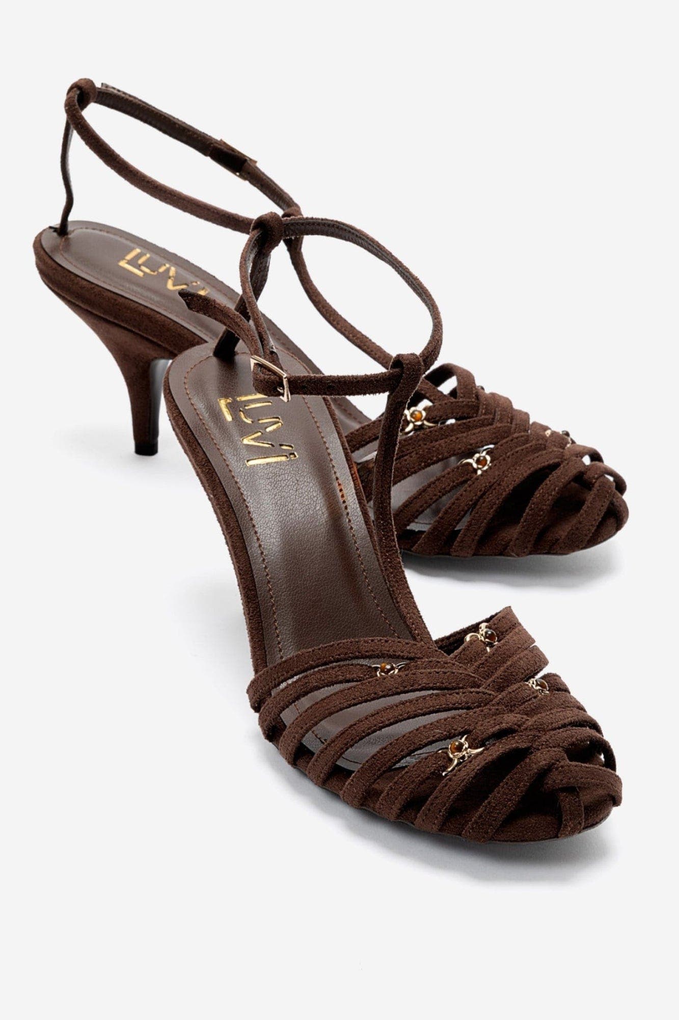 Ovier Stiletto Pump, Alternate, color, Brown Suede