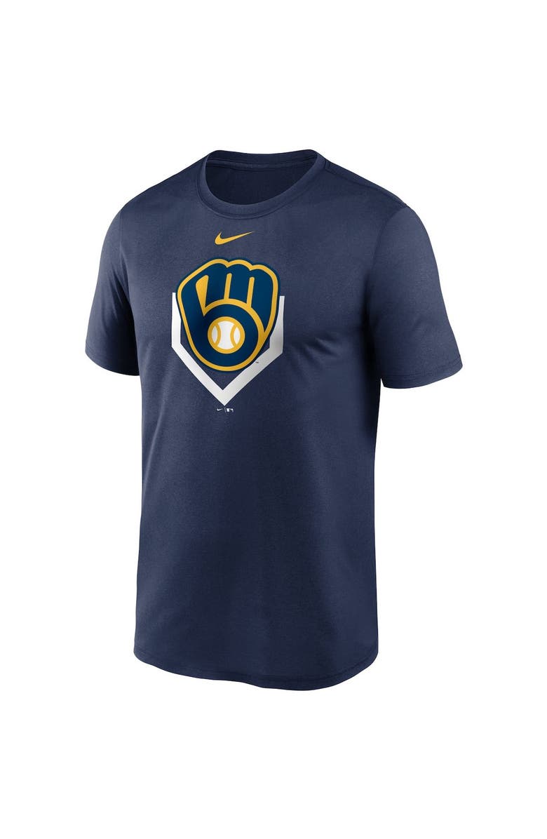 Nike Men's Nike Navy Milwaukee Brewers Icon Legend Performance T-Shirt, Alternate, color,