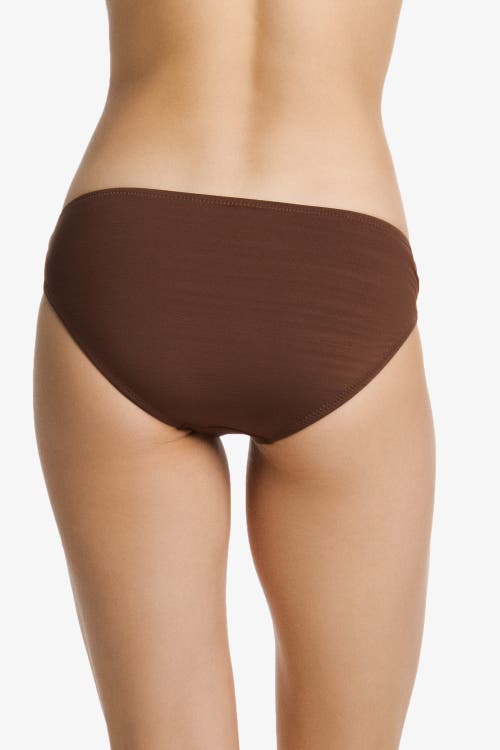 Helen Jon Tortoise Hipster In Textured Chocolate Brown