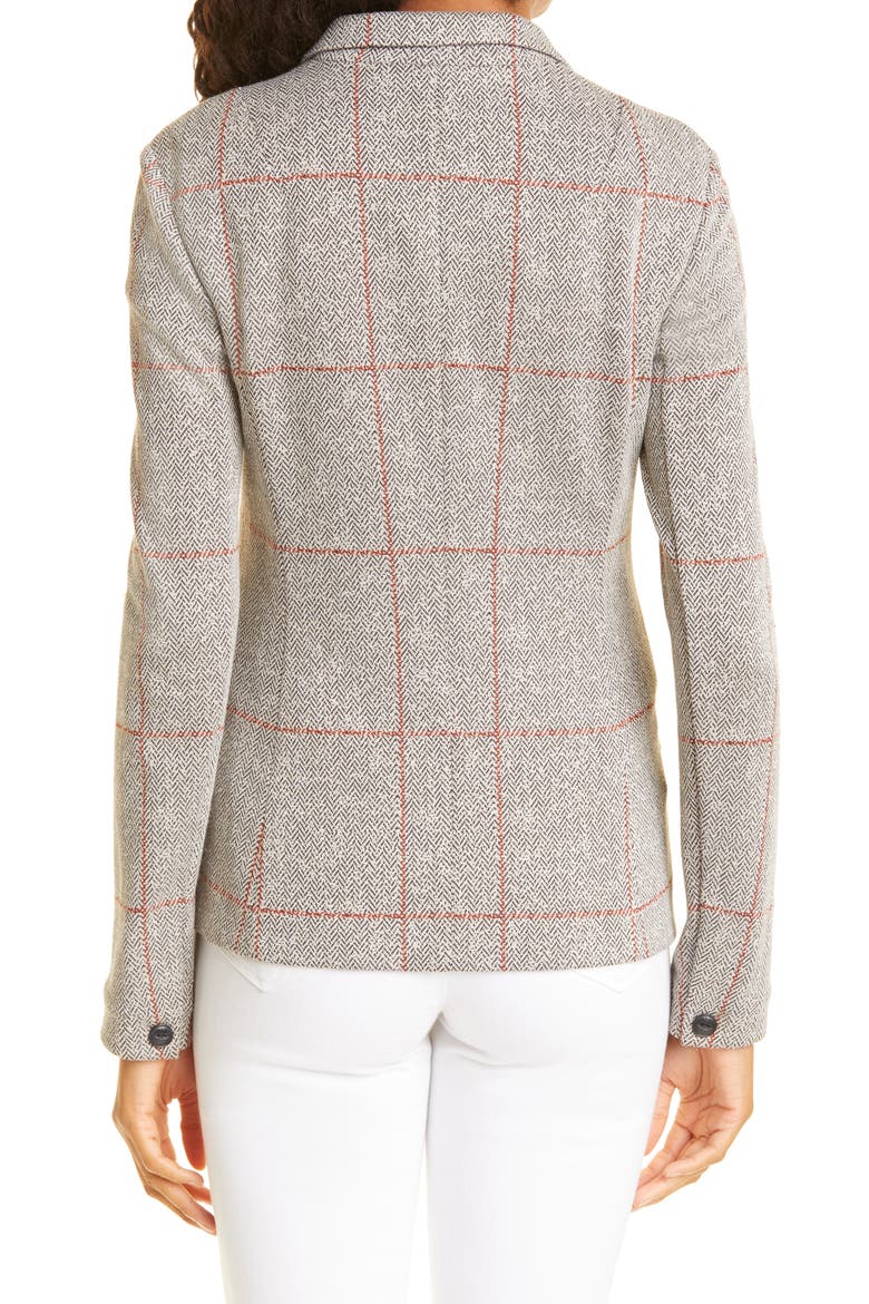 Slade Check Blazer, Alternate, color, BLACKWHT