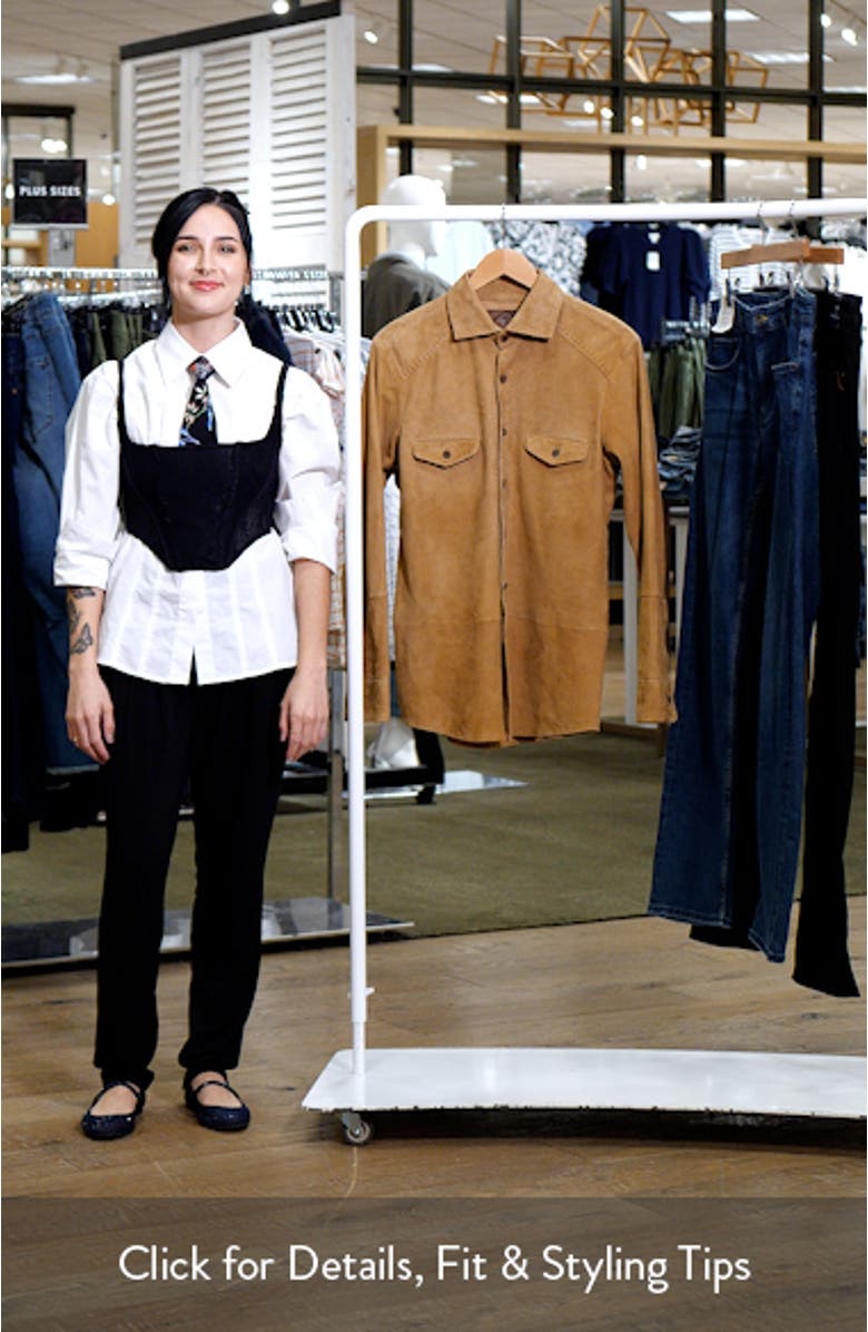 Bannock Suede Button-Up Shirt, sales video thumbnail