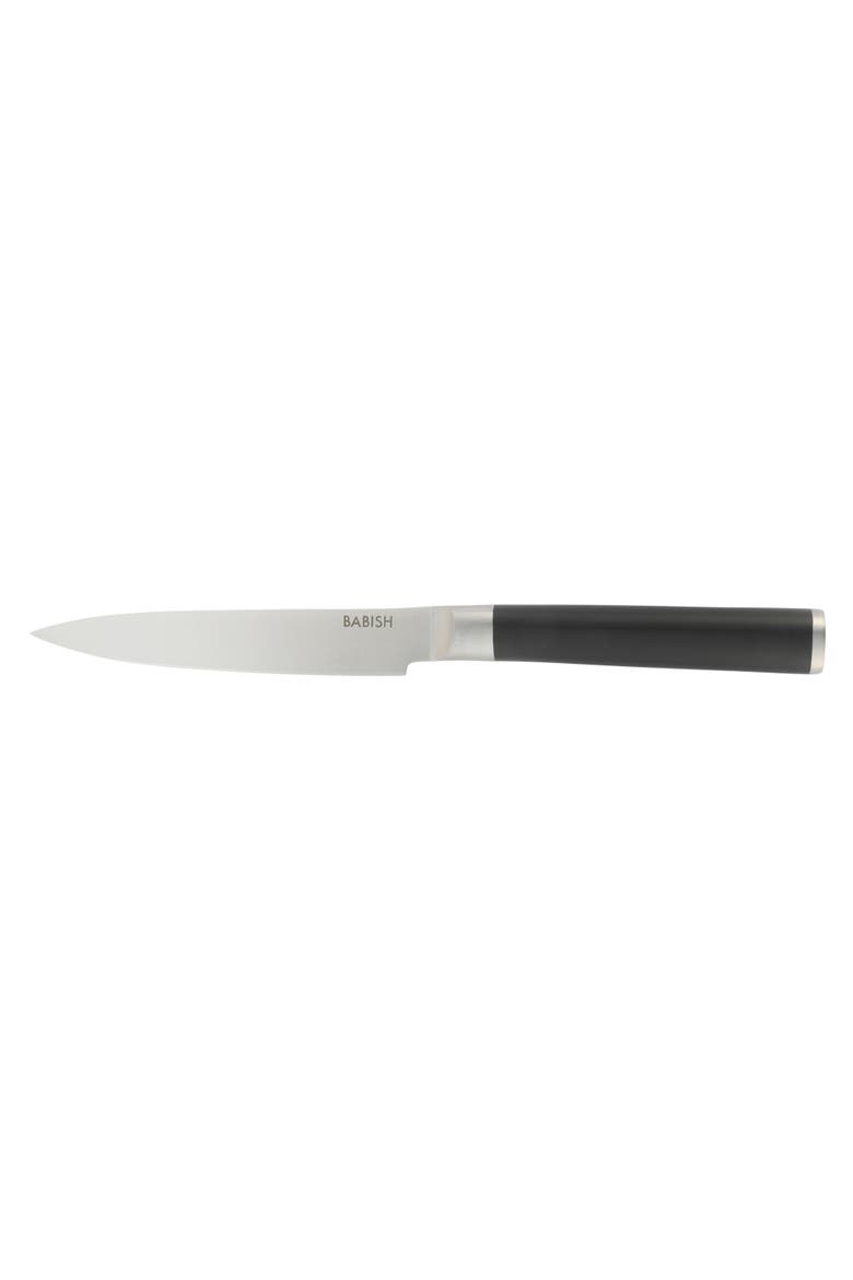 High Carbon German Steel Full Tang Forged Utility Knife, Alternate, color, Stainless Steel