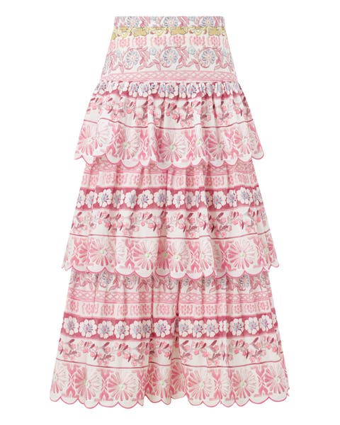 Lara Embroidered Maxi Skirt