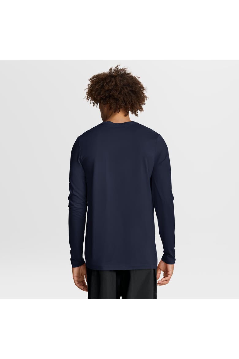 Men's Nike Navy New England Patriots Legend Icon Dri-FIT Long Sleeve T-Shirt, Alternate, color, Navy
