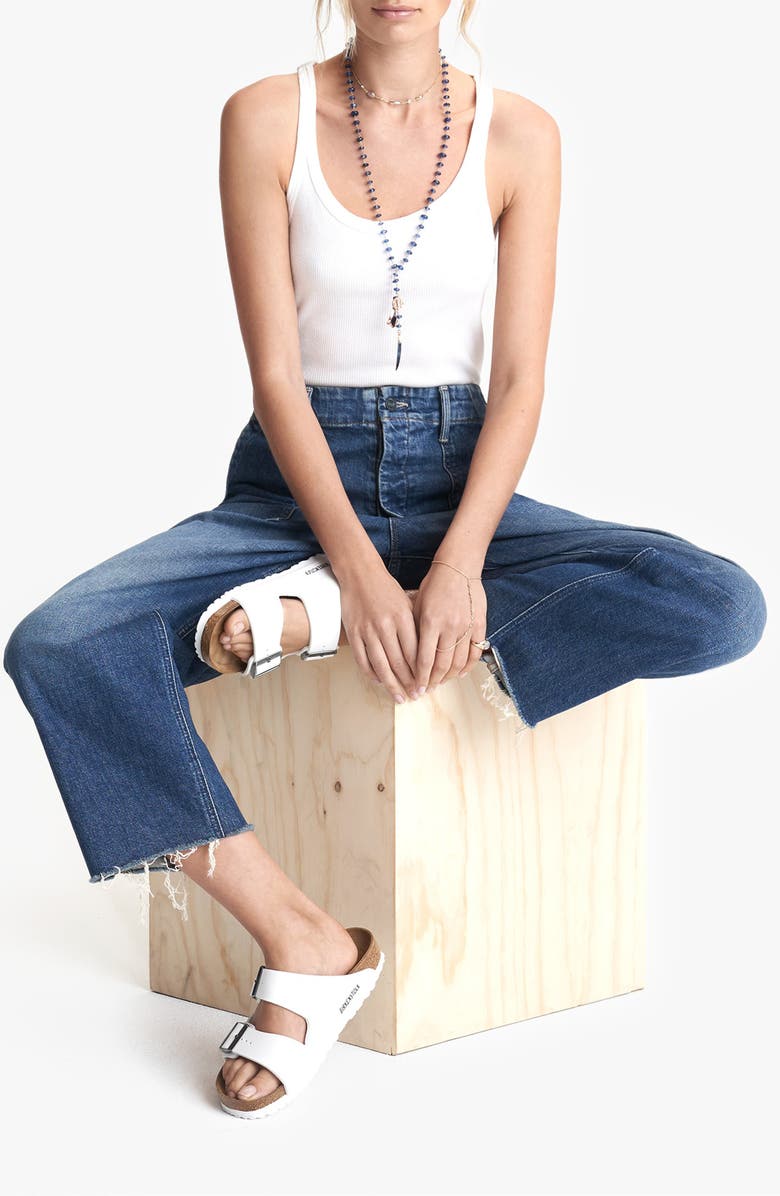 MOTHER Private A Wide Leg Jeans, Alternate, color, 