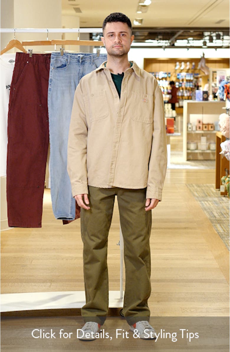 Johnsonville Cotton Canvas Button-Up Shirt, sales video thumbnail