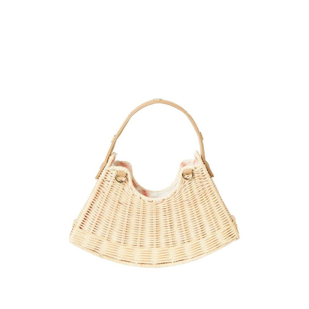 Sarah Stewart Tati Crescent Bag, Alternate, color, Ecru