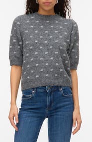 VERO MODA Novah Dotty Crewneck Sweater