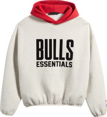 国内発送 FOG ESSENTIALS☆NBA Bulls ブルズ グレー フーディ Fear of God Chicago Bulls Gear, Fear of God Bulls Store