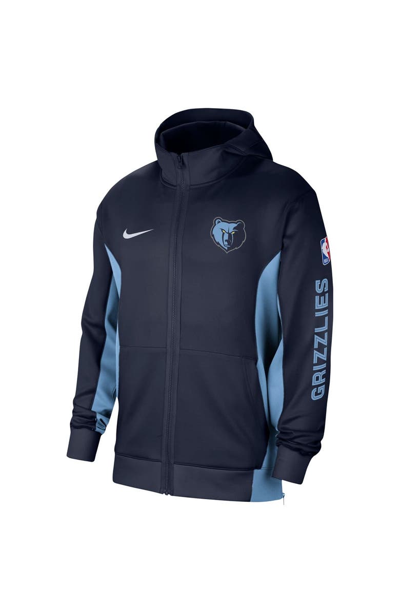 Nike Men's Nike Navy Memphis Grizzlies 2023/24 Authentic Showtime Full-Zip Hoodie, Alternate, color, Navy