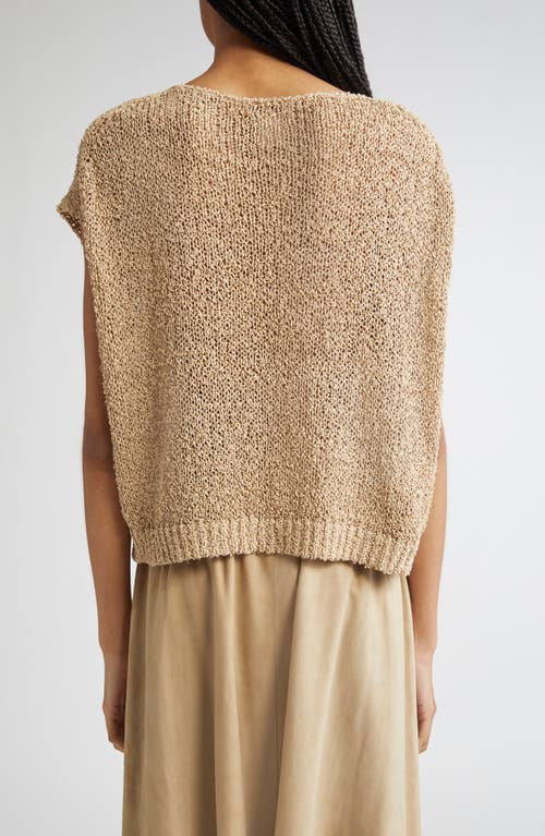 Lafayette 148 Plus Size Cotton Silk Open Knit Pullover Tank