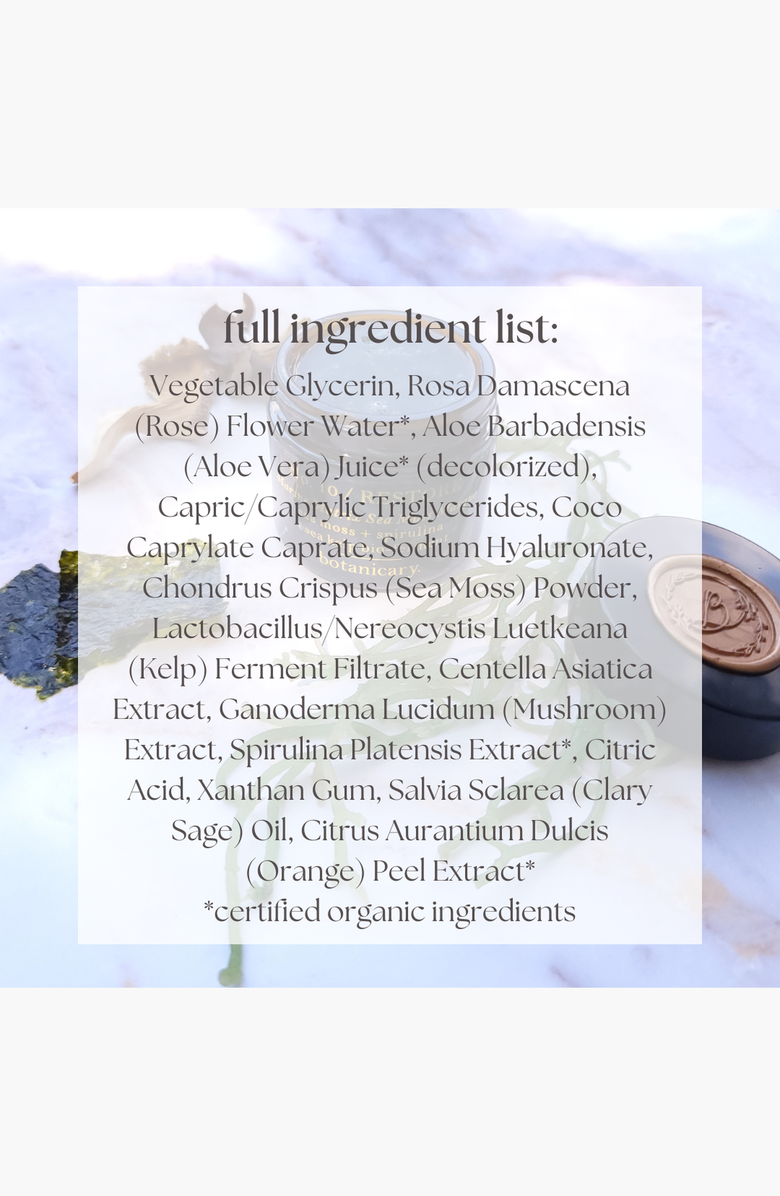 botanicary No. 10 RESTORE Marine Matrix Sea Moss Masque, Alternate, color, Black