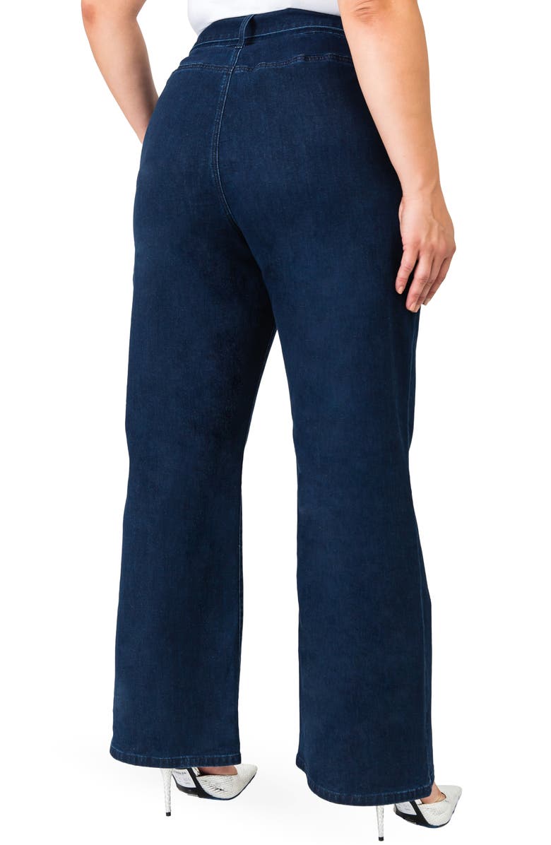 Standards & Practices Zahra Belted Denim Pants, Alternate, color,