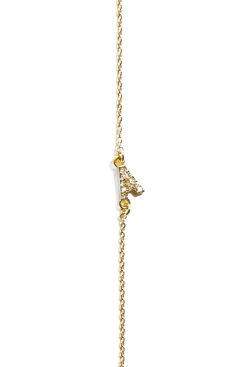 Diamanda Letter Necklace, Alternate, color, A GOLD