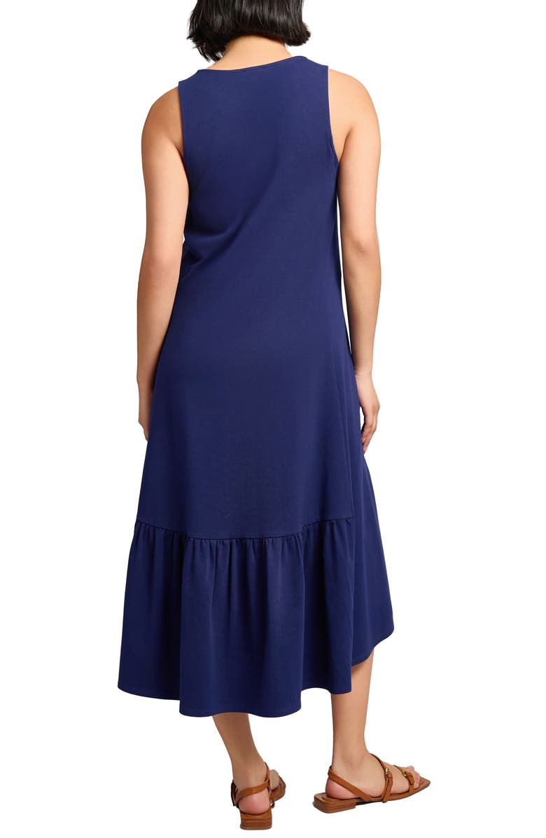Jones New York Sleeveless Stretch Cotton High-Low Dress, Alternate, color,