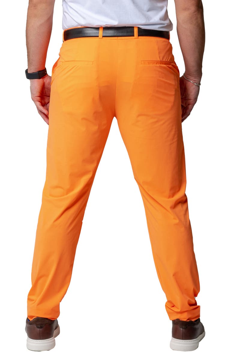 Sun Orange Slim Fit Pants, Alternate, color, ORANGE