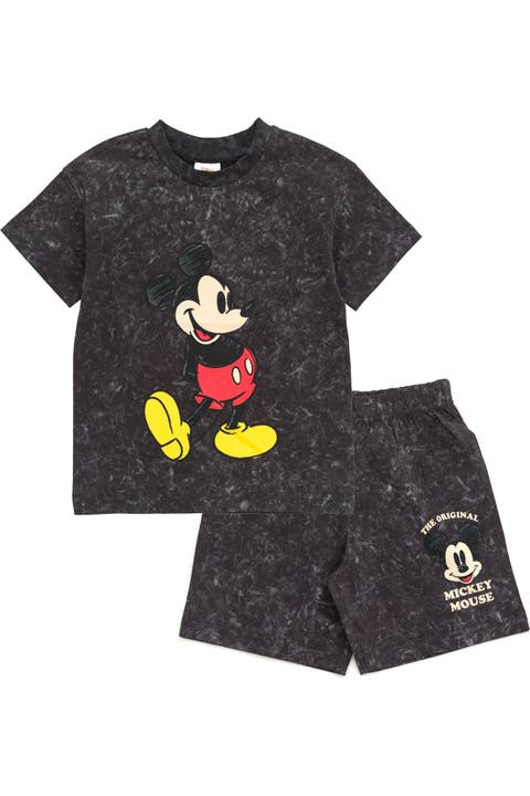 Mickey Mouse Mineral Wash 2-Piece T-Shirt and Shorts Set