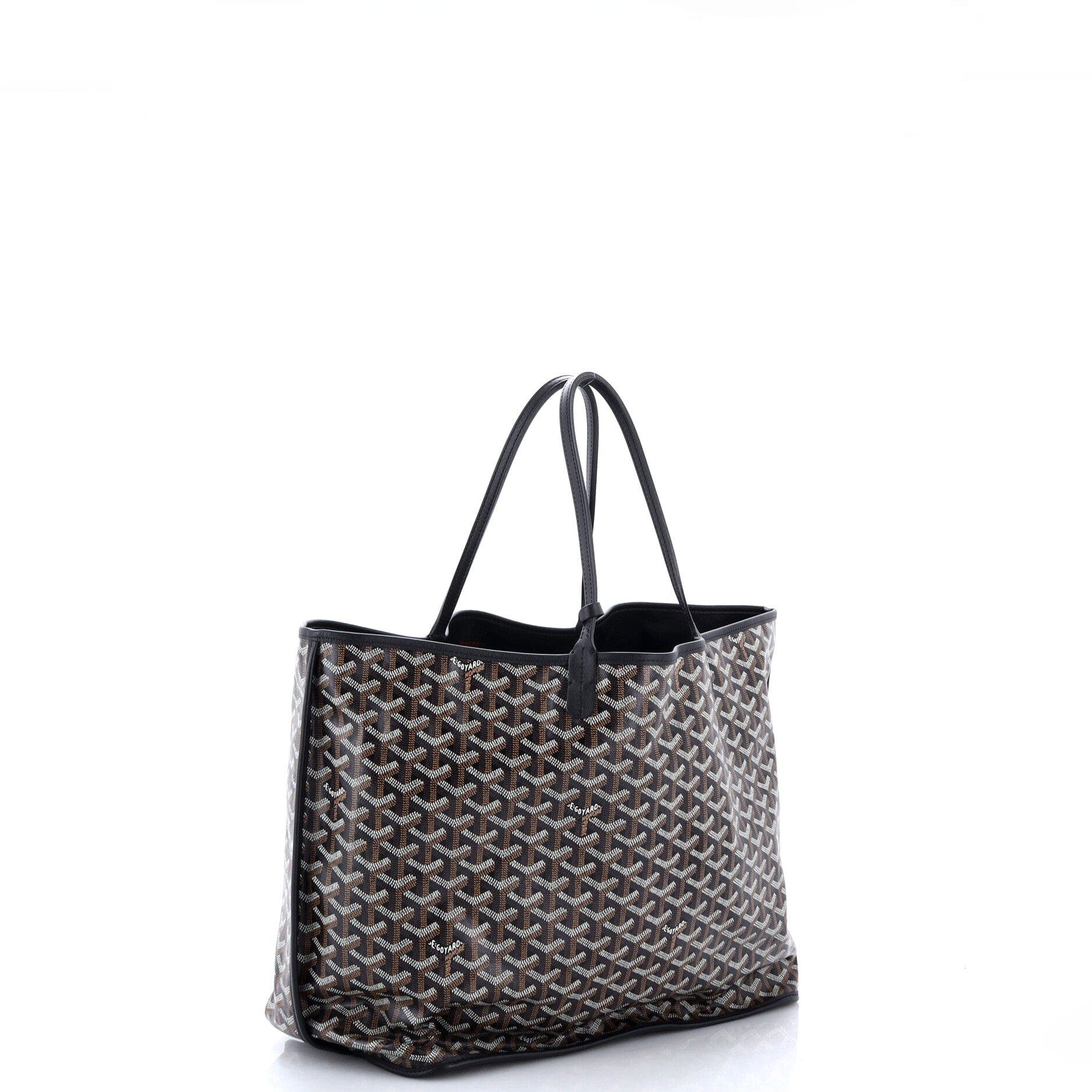 Anjou Reversible Tote Coated Canvas GM, Alternate, color, Black