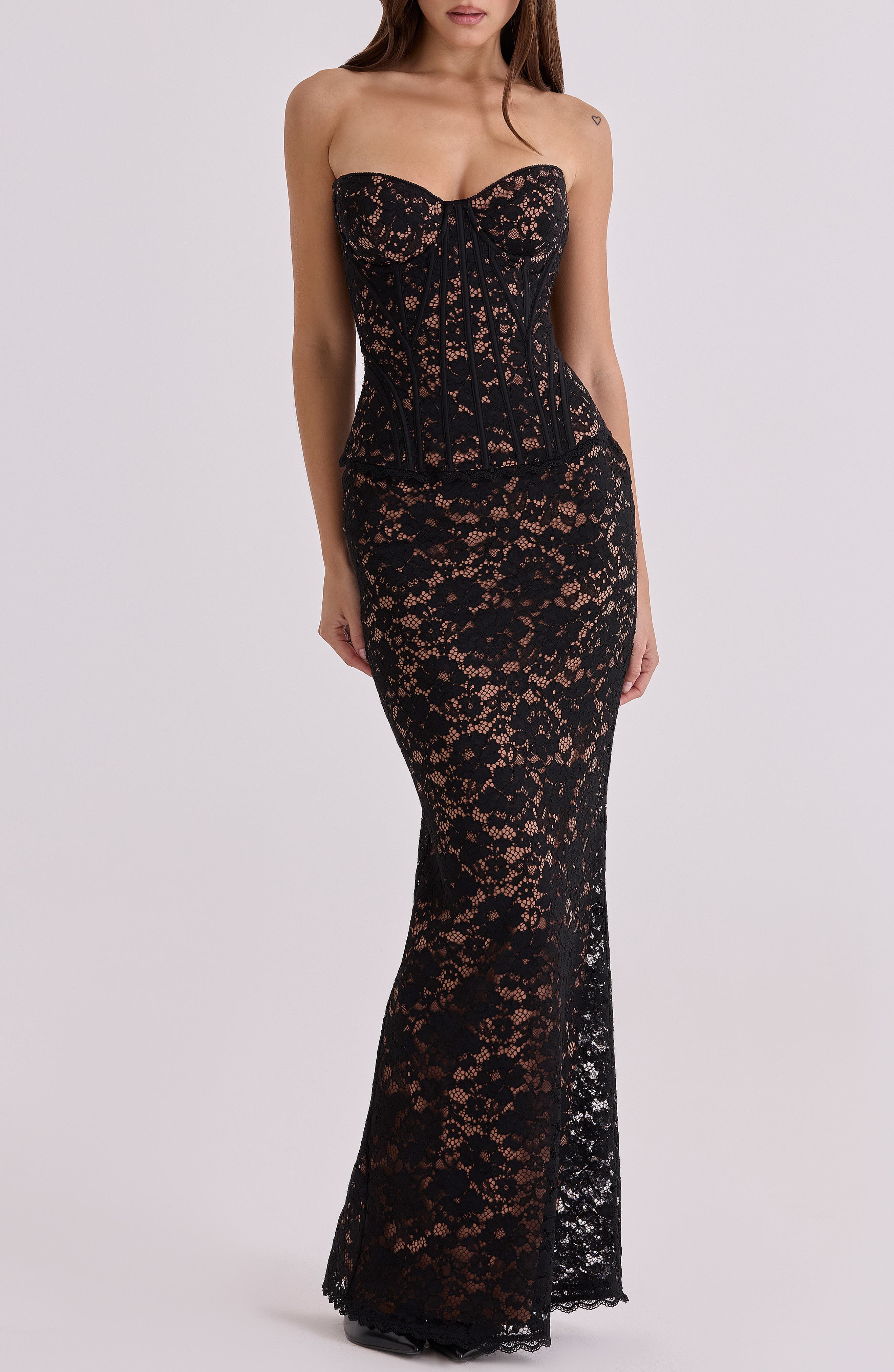 selected BLACK AND BLUSH