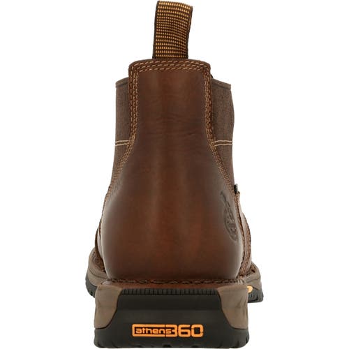 Georgia Boot Waterproof360 Steel Toe Chelsea In Brown