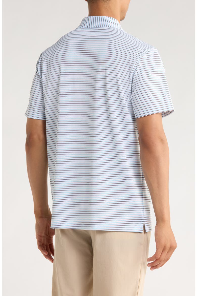 Sunny Active Stripe Polo, Alternate, color, PACIFIC BLUE