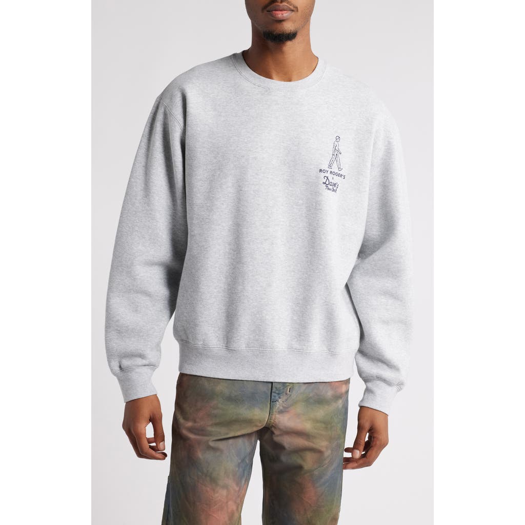 ROY ROGER'S X DAVE'S NEW YORK ROY ROGERS X DAVE'S NEW YORK GENDER INCLUSIVE LOGO GRAPHIC SWEATSHIRT
