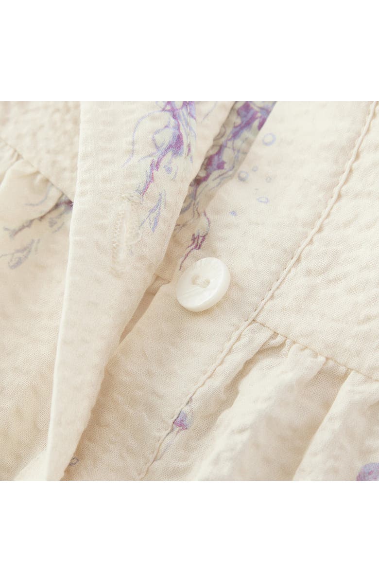 Milkbarn Ruffle Tiered Dress, Alternate, color, Sunset Jellyfish