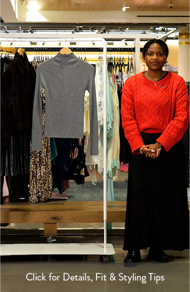 Foliora Virgin Wool Rib Funnel Neck Sweater, sales video thumbnail