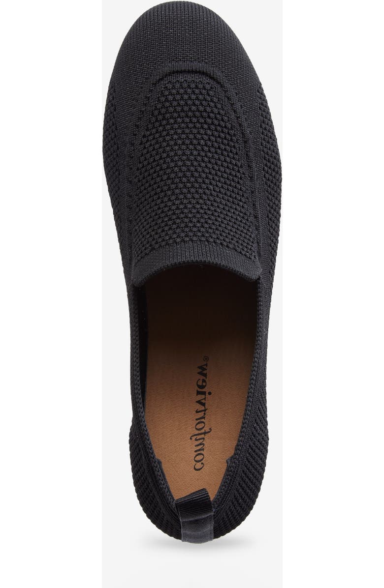 Comfortview The Sabrina Slip On Flat, Alternate, color, Black
