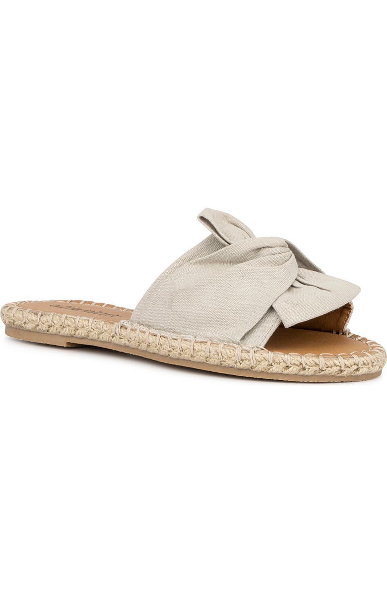 OLIVIA MILLER Bow Espadrille Sandal, Main, color,