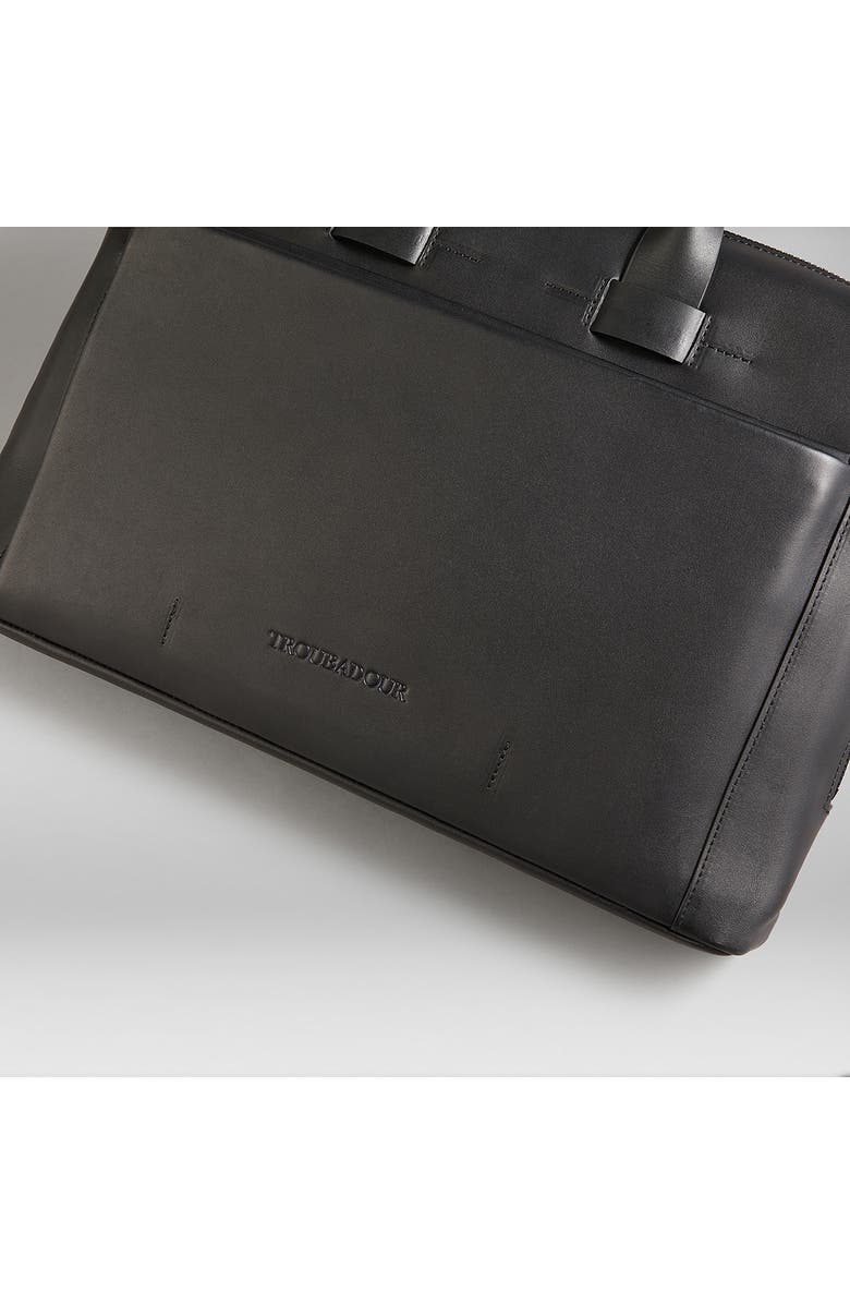 Troubadour Pathfinder Recycled Leather Briefcase, Alternate, color,