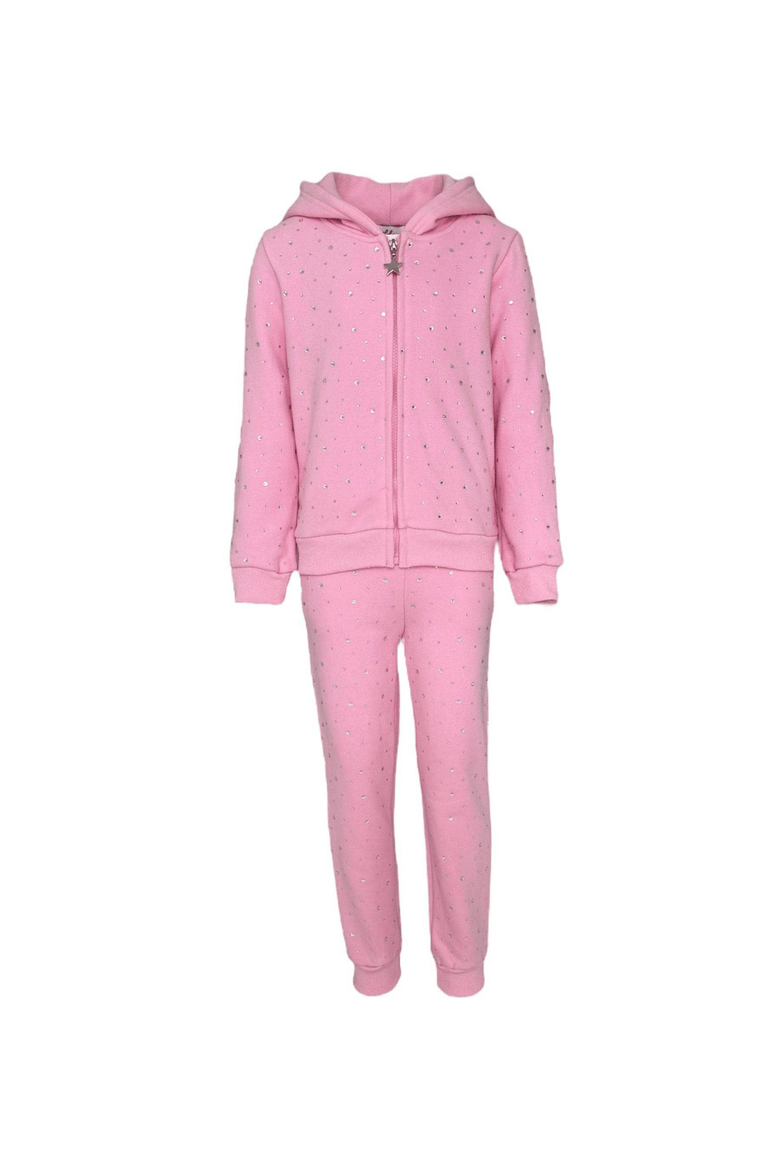 Margot Sparkle Track Set, Main, color, Pink