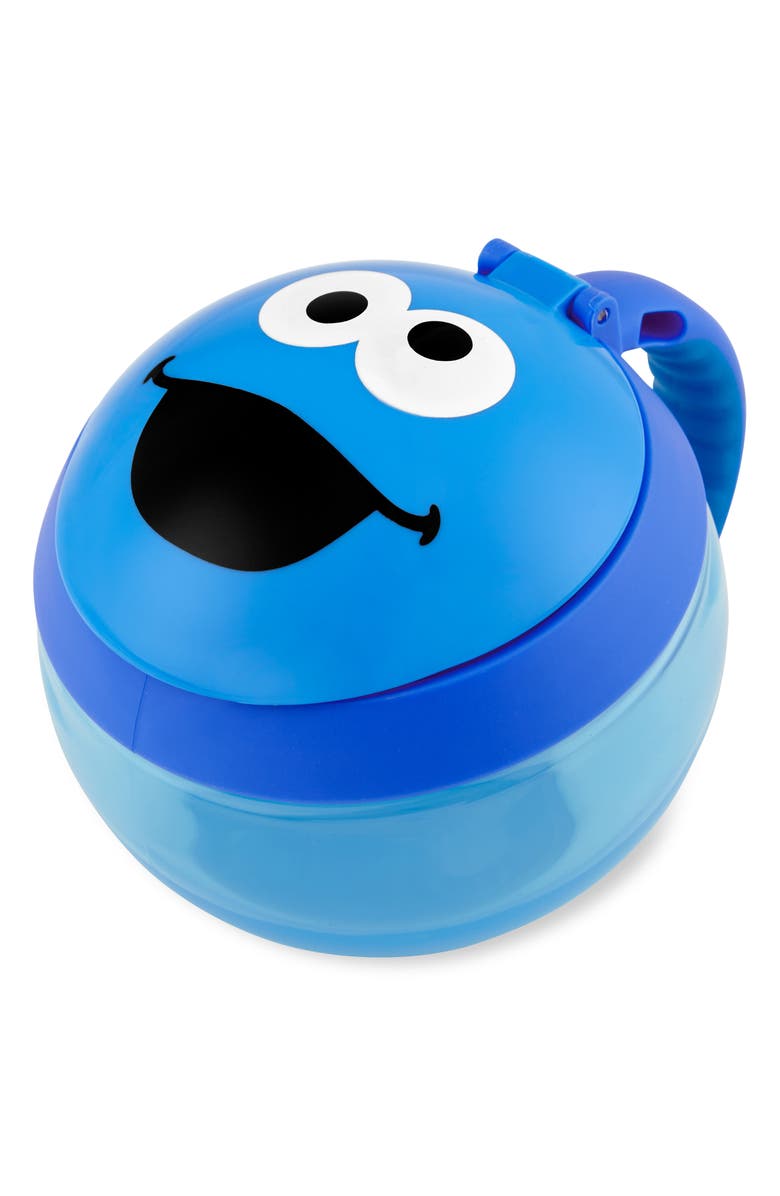 Skip Hop x Sesame Street Cookie Monster Snack Cup, Alternate, color, 