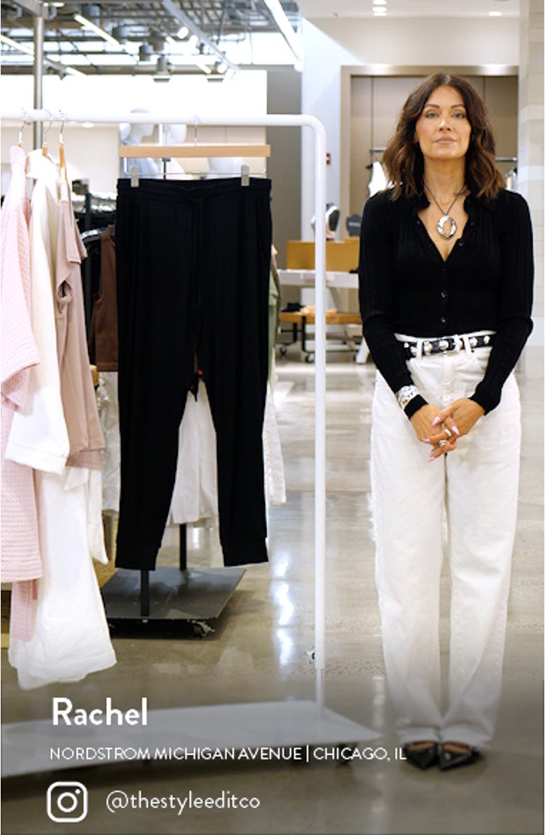 Tapered Maternity Lounge Joggers, sales video thumbnail