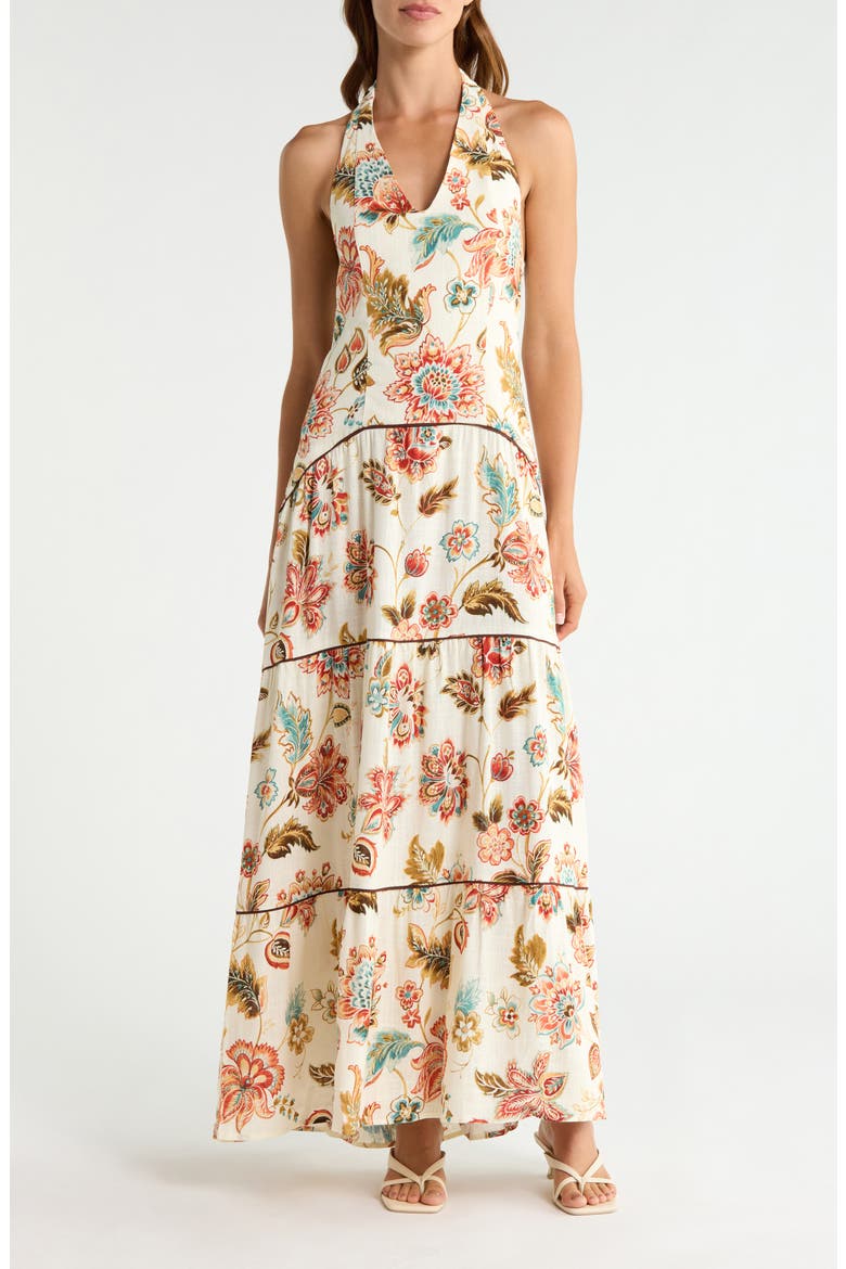 floral drop waist maxi dress Forever That Girl Drop-Waist Floral Cutout Maxi Dress