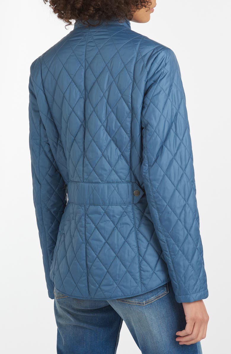 Barbour Flyweight Quilted Jacket, Alternate, color, Stone Blue