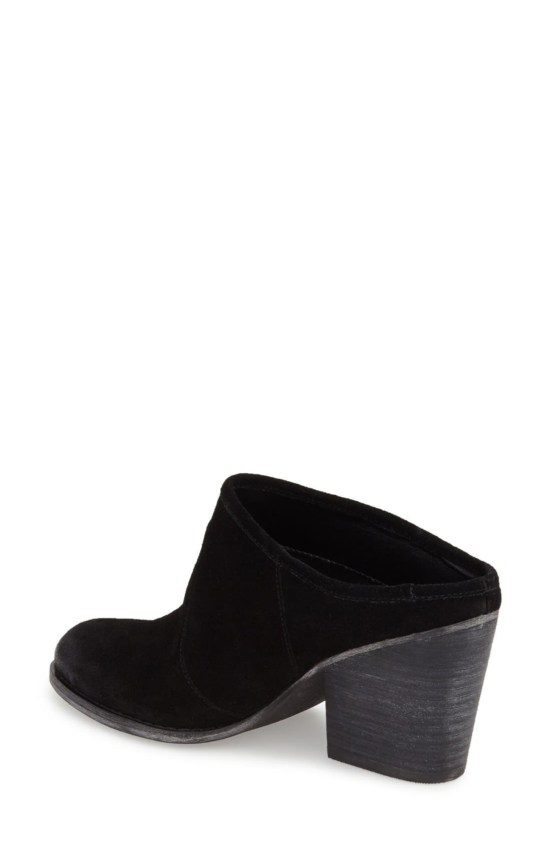 Treasure&Bond Charley Mule, Alternate, color, BLACK SUEDE