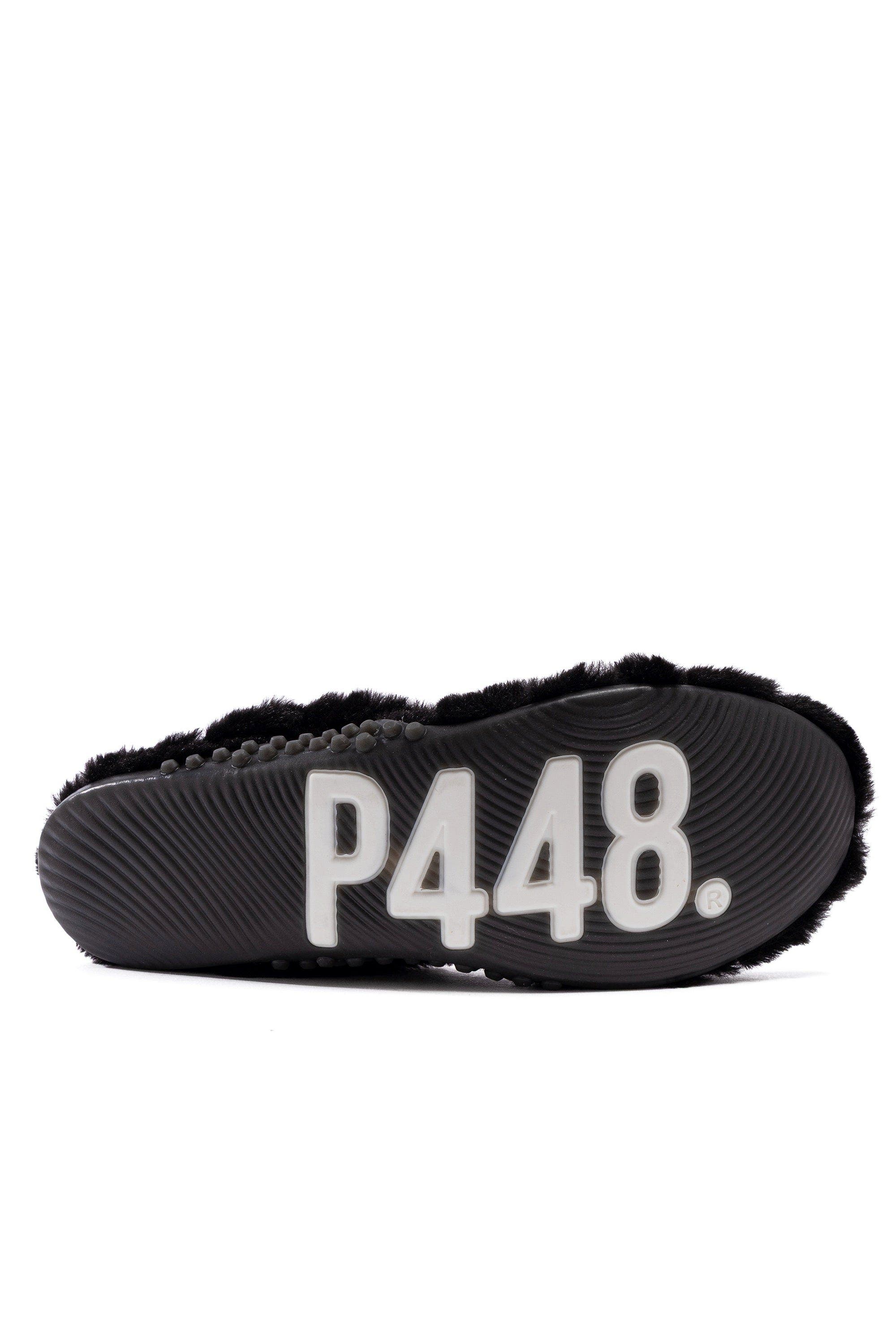 P448 Stella Teddy Ballet Flat, Alternate, color, Black